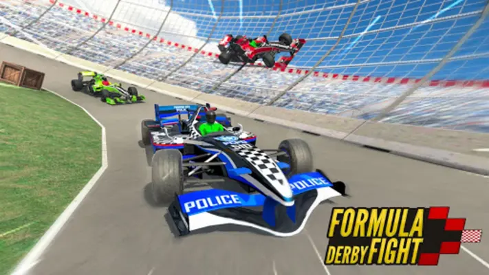 Formula Car Crash Derby  Demolish Car Games 2020 android App screenshot 2