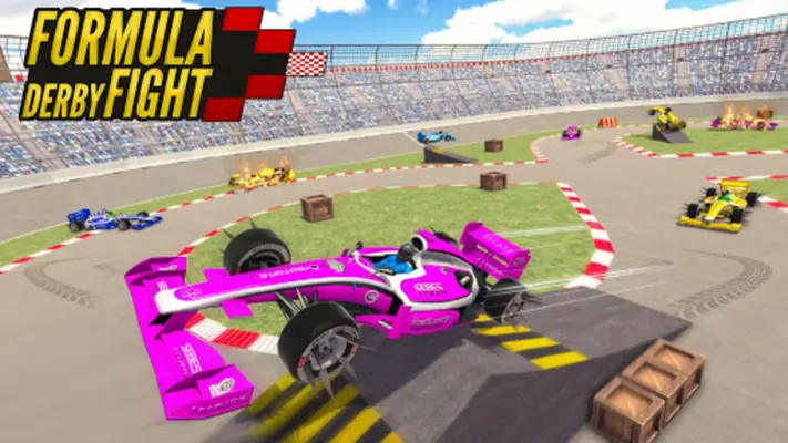 Formula Car Crash Derby  Demolish Car Games 2020 android App screenshot 3