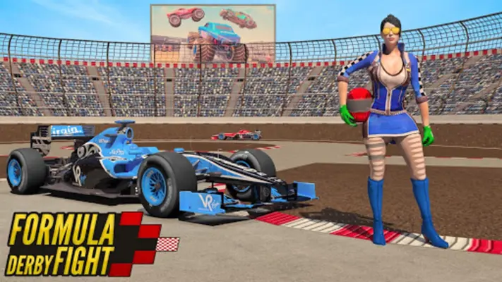 Formula Car Crash Derby  Demolish Car Games 2020 android App screenshot 5